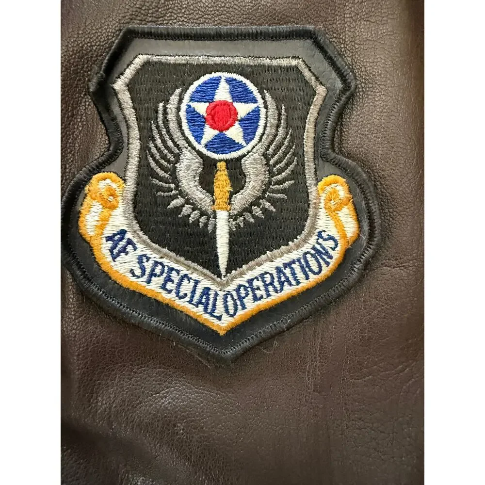 USAF Type A-2 Flight Jacket Goatskin Leather Mens 48L